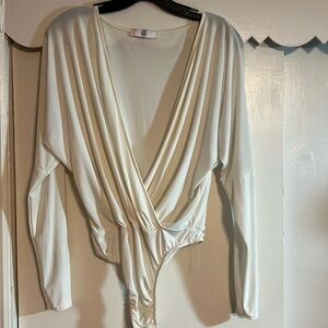 Missguided deep v bodysuit